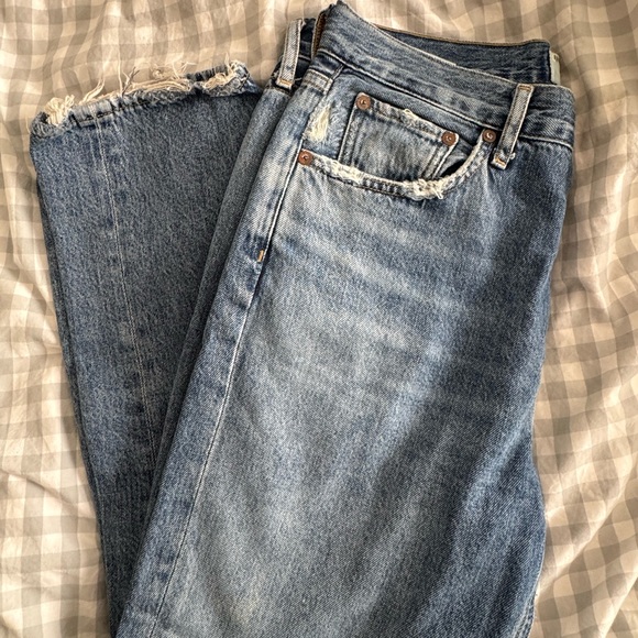 Agolde Riley High Rise Slim Straight - Picture 6 of 7